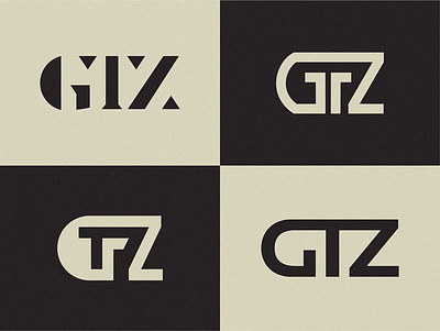 GTZ gtz letter logo monogram