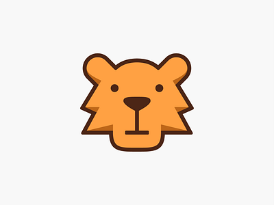 Wild bear! abstract animal bear brand brand identity branding cute geometric icon illustration jungle logo logo design logodesign logosai mark mascot symbol wild