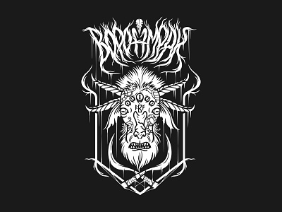 Voronmrak branding design illustration logo musiclogo vector