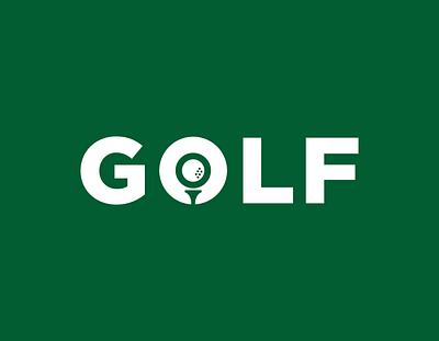 Golf bold branding company logo corporate golf golf club green icon logo logo design logos logotype mark minimal o logo professional simple sport logo symbol web logo