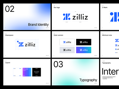 Zilliz brand guidelines presentation branding logo