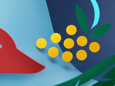 Huis Vossen - colour palette blender blender 2.8 blender 3d blender3d blender3dart branding color color color branding color palette colors composition joren brosens