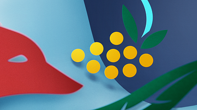 Huis Vossen - colour palette blender blender 2.8 blender 3d blender3d blender3dart branding color color color branding color palette colors composition joren brosens