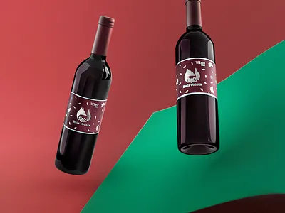 Huis Vossen - 3D visualisation 3d artist blender blender3d bottle label bottles composition graphicdesign joren brosens