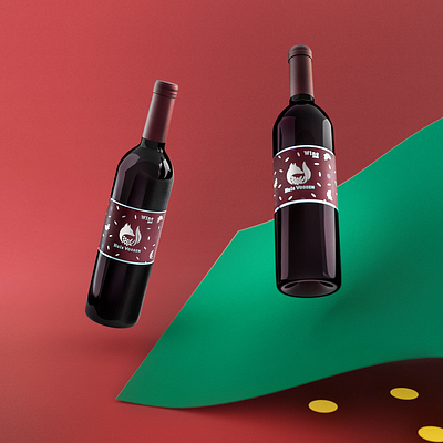 Huis Vossen - 3D visualisation 3d artist blender blender3d bottle label bottles composition graphicdesign joren brosens