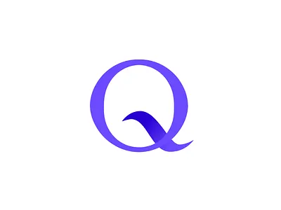 Q #1 Logo icon logo minimal typography vector