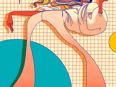 boogie 70s character disco editorial illustration illustration illustration digital music photoshop playlist procreate retro spotify