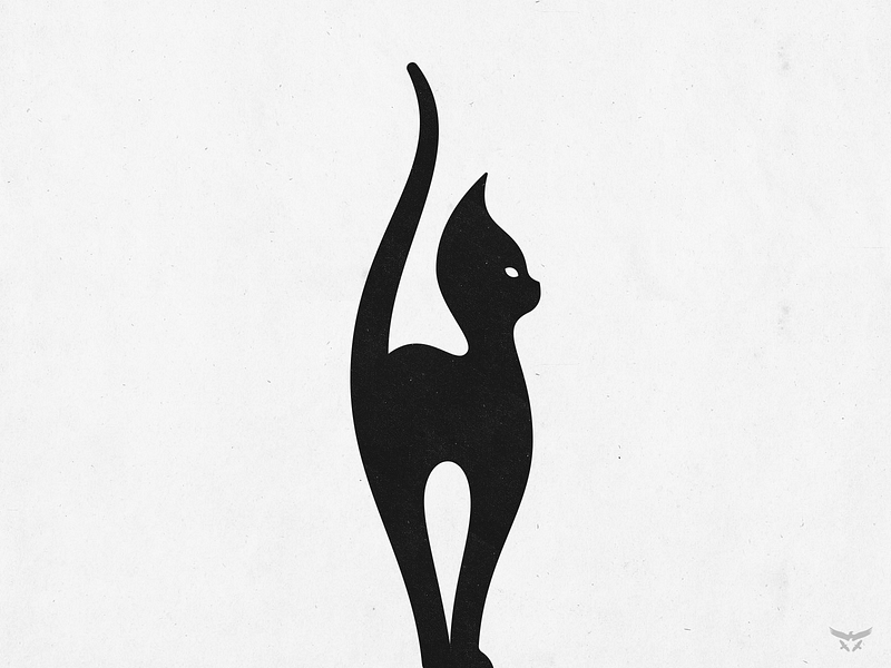 pussycat brandmark custom logo design illustration logo logo design