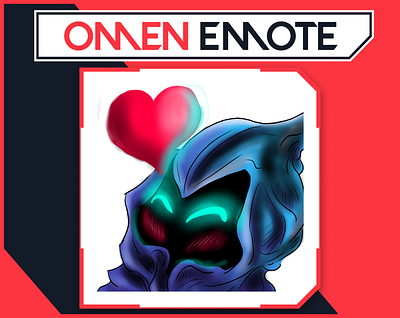 OMEN Emote from Valorant for Streamer / Twitch Emotes anime emotes emote riot games twitch twitch badges twitch emote twitch graphic valorant