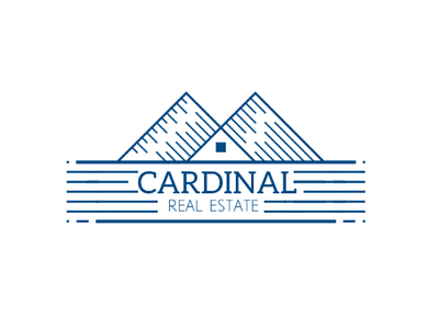 CARDINAL - Real Estate Logo Submission branding home identity logo ruler