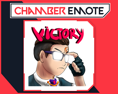 CHAMBER Emote from Valorant for Streamer / Twitch Emotes anime emotes emote riot games twitch twitch badges twitch emote twitch graphic valorant