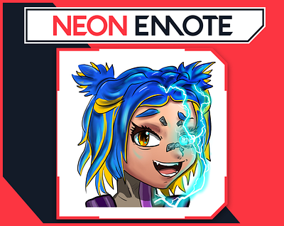 NEON Emote from Valorant for Streamer / Twitch Emotes anime emotes emote riot games twitch twitch badges twitch emote twitch graphic valorant