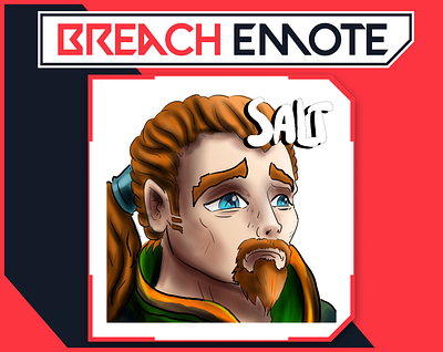 BREACH SALT Emote from Valorant for Streamer / Twitch Emotes anime emotes emote graphic design riot games twitch twitch badges twitch emote twitch graphic valorant