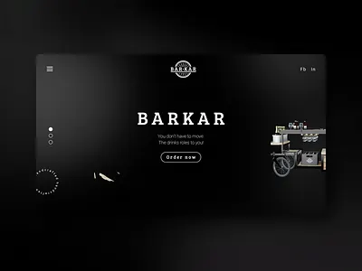 Barkar - website 3d bar blender blender3d cart icon joren brosens uiux ux vector webdesign webshop website website builder website design website design company website designer