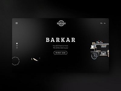 Barkar - website 3d bar blender blender3d cart icon joren brosens uiux ux vector webdesign webshop website website builder website design website design company website designer