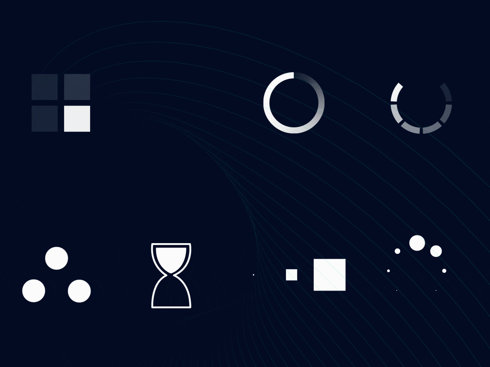 Loading Icons aniamtion colors custom theme design icon loading animation loading icon uiux