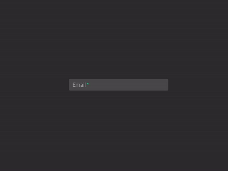 Form Animation animation form field ui ui design