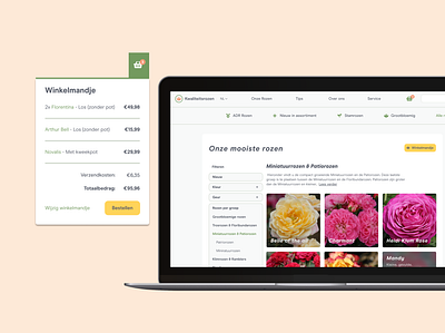 Flower Webshop branding design figma ui ux web webdesign webshop