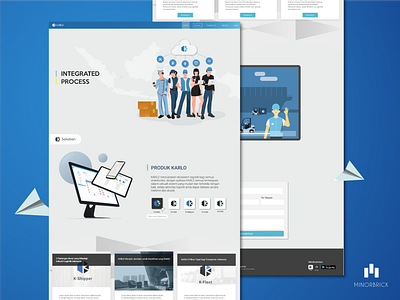 Karlo Landing Pages illustration landing landing page ui ui ux uiux userexperience userinterface