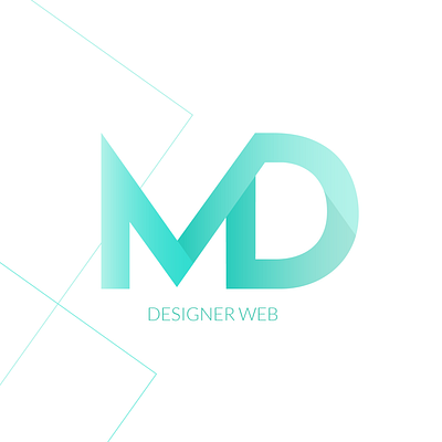 MD l Logo branding design illstrator logo logodesign typogaphy vector