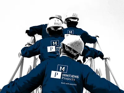 Mintjens Projects - clothing brand designer branding branding agency building graphic design logo graphicdesign hat helmets illustration joren brosens real estate typography
