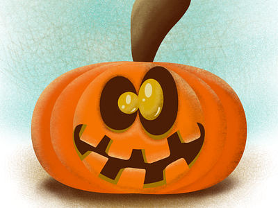 Pumpkin 3d artist arts artwork cartoon cute digitalart digitalartwork digitalillustration digitalillustrator drawing dribble halloween illustration ipadart kawaii orange procreate procreateart pumpkin