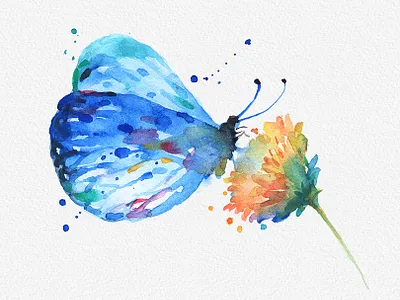 Butterfly And Flower Watercolor Painting PNG Clipart artwork beautiful butterfly butterfly clipart butterfly design butterfly illustration butterfly logo butterfly painting creative digital illustration flower gogivo greenery instantdownload nature png butterfly png butterfly watercolor clipart watercolor painting wildlife