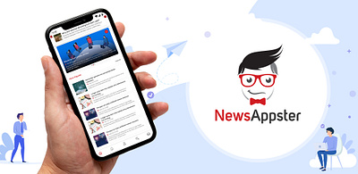 News Appster | Mobile App app design graphic mobile news ui ux