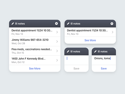 Daily ui 065 - Notes widget 065 daily ui lil notes lil software notes widget