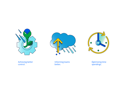 integration process icons application atlassian tools blog cloud data illustration integration marketing vector