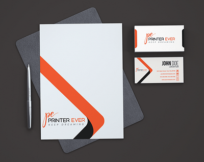 Branding Design Printer Ever adobe illustrator adobe photoshop branding business card design graphic design letter head logo ui vector