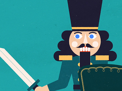 Holiday Shopper: Black Friday Warrior animation character holiday holidays illustration nutcracker warrior