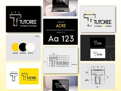 Tutoree - Brand Identity animation brand identity branding design graphic design illustration learning logo typography vector web design