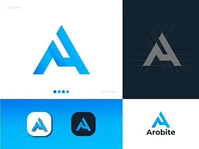 A letter modern logo a letter abstract app branding colorful customlettering design flat gradient graphic design icon illustration letterlogo logo logo trends 2020 minimal modern monogram typography