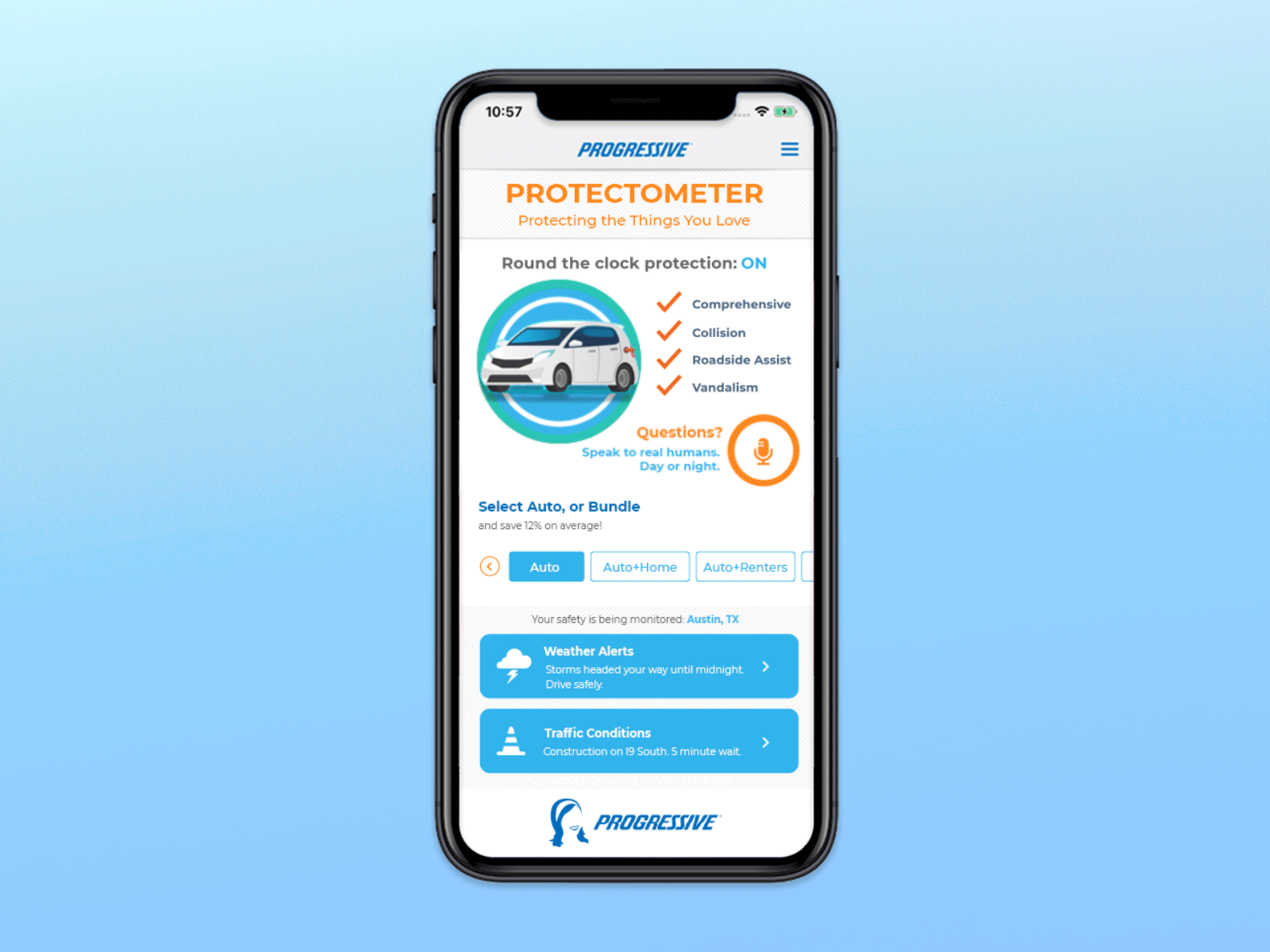 Progressive app animation app art branding design insurance typography ui ux vector web