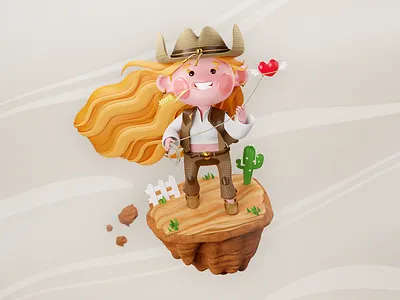 Follow Your Dream 3d blender dream illustration love