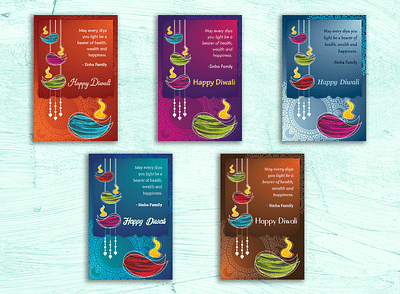 Diwali Greeting Card adobe illustrator adobe indesign adobe photoshop branding diwali greetings freelance designer freelancer graphic designer graphicdesign greeting card greetings illustration illustrator logo logo designs packaging packagingdesign seasons greetings