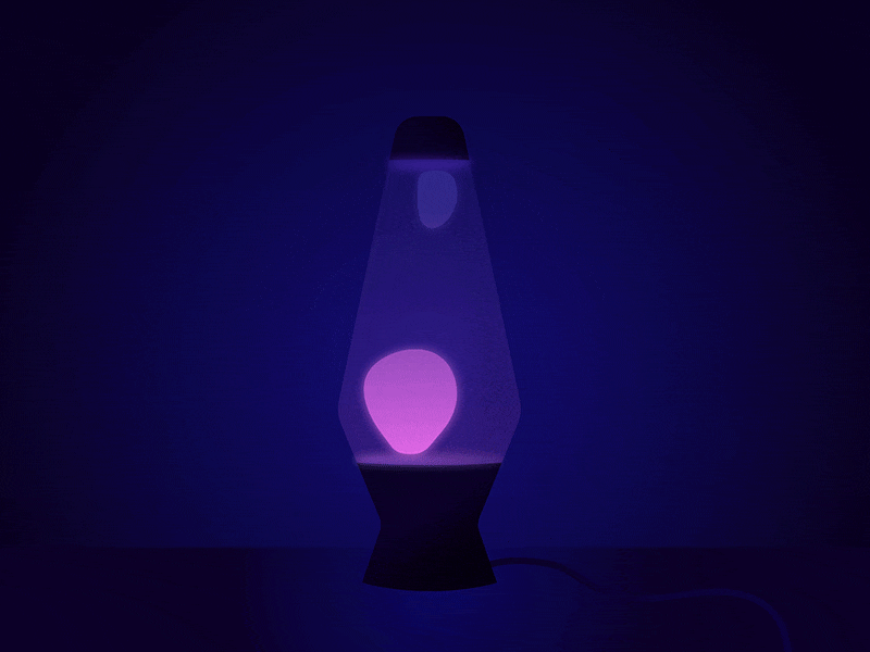 Lava lamp animation animation illustration