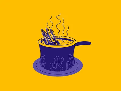 Asparagus 2d branding branding illustration character design clean face flat flat art flat illustration food graphic minimal minimal illustration vector vector art web illustration