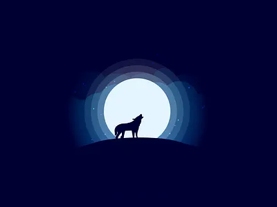 Silhoutte Moon Final PNG art design flat graphic design illustration illustrator logo minimal vector website