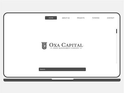 Oxa-Captial Web/Home adobe apple branding business clean design informational logo rebranding typography ui