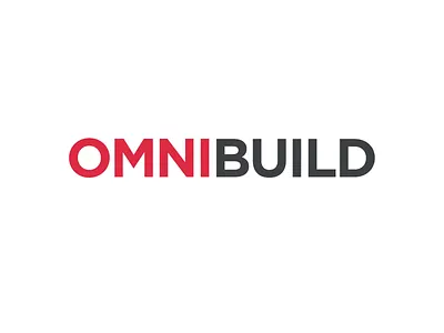Omnibuild logo animation branding construction logo logo design motion typography