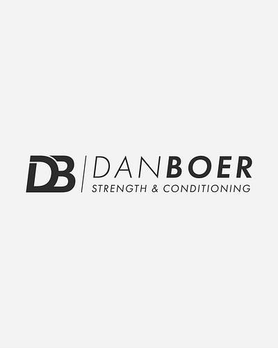 DB Strength & Conditioning brand design brand identity design brand strategy branding coach design gym gym logo logo logodesign logodesigner typography