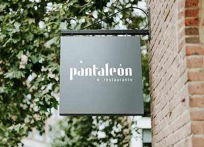 Pantaleón brand design branding design logo