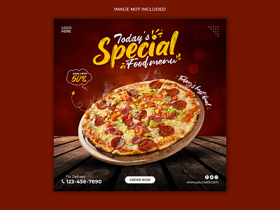 Food Social media banner post template banner banner ads banners brand branding design designs fastfood food banner graphicdesign instagram post instagram stories template