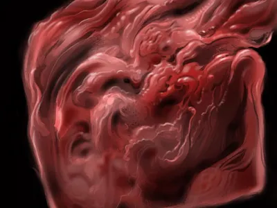 square heart heart paint procreate