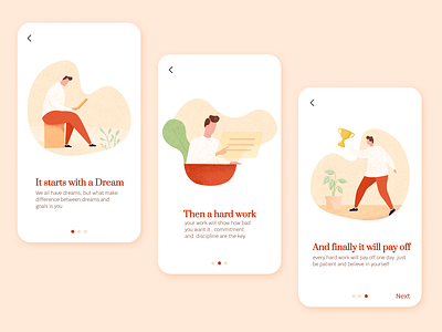 Cycle of success animation art artist artwork behance design graphic design illustration inspiration motivation onbording ui ux ux ui uxdesign webdesign