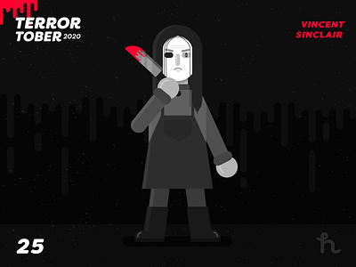 25. Vincent Sinclair - Terrortober2020 character design flat design illustration illustration vector vincent sinclair