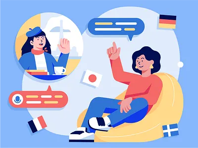 Language Learning Courses art artist colorful course distance learning e learning education graphic halo halo lab illustration learning masterpiece painting picture sketch