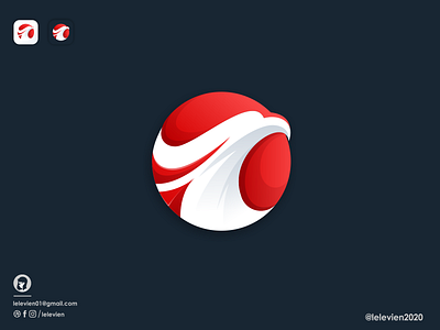 eagle brand branding character colorful design eagle hawk icon identity logo ui ux